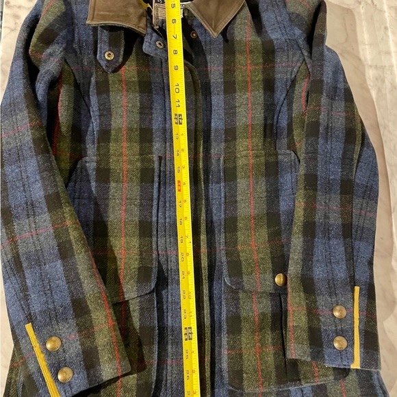 Joules Ladies Wool Plaid Fieldcoat - Picture 15 of 15